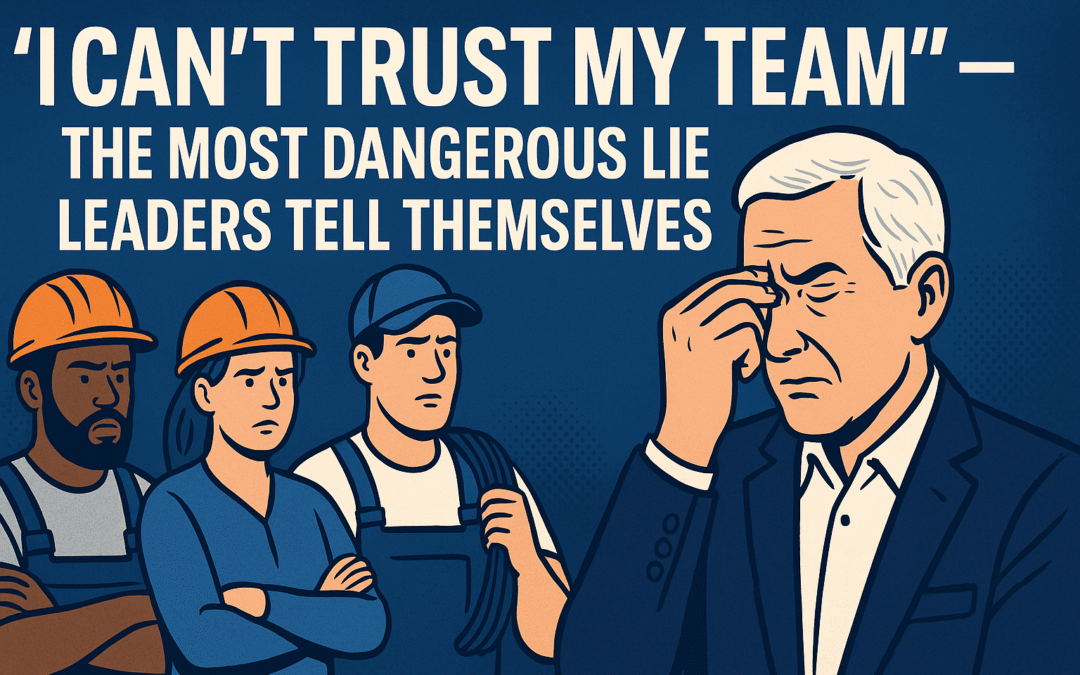 “I Can’t Trust My Team” — The Most Dangerous Lie Leaders Tell Themselves 