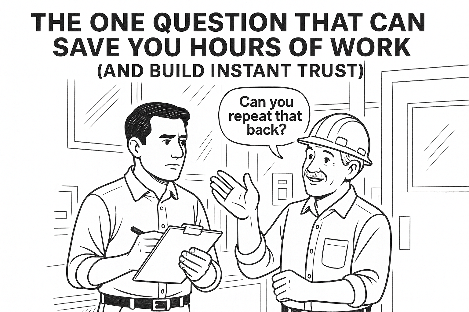 The One Question That Can Save You Hours of Work (and Build Instant Trust) 