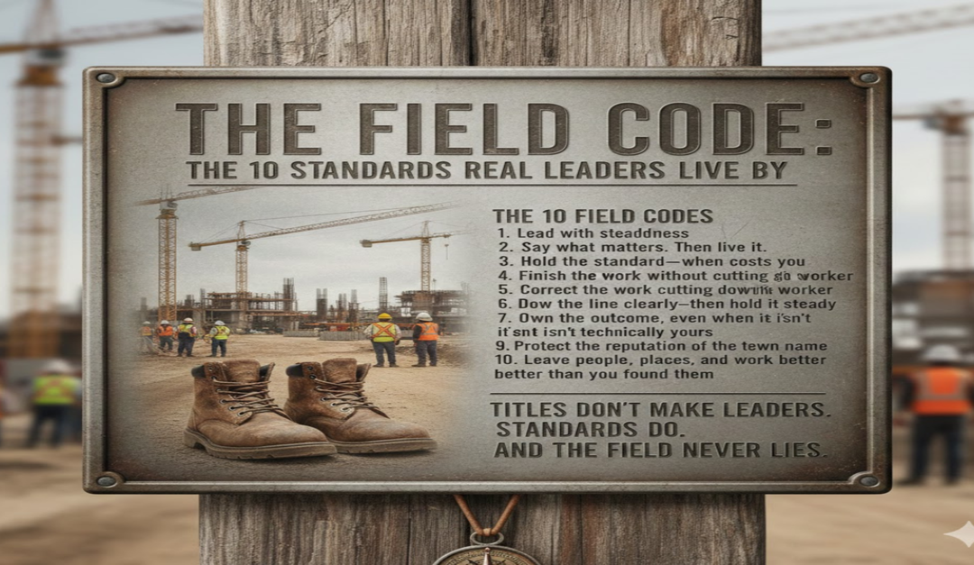 The Field Code: The 10 Standards Real Leaders Live By