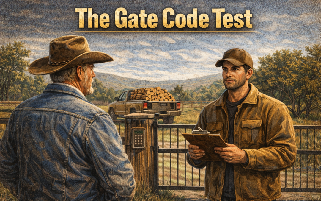 The Gate Code Test: A Field-Tested Lesson in Trust
